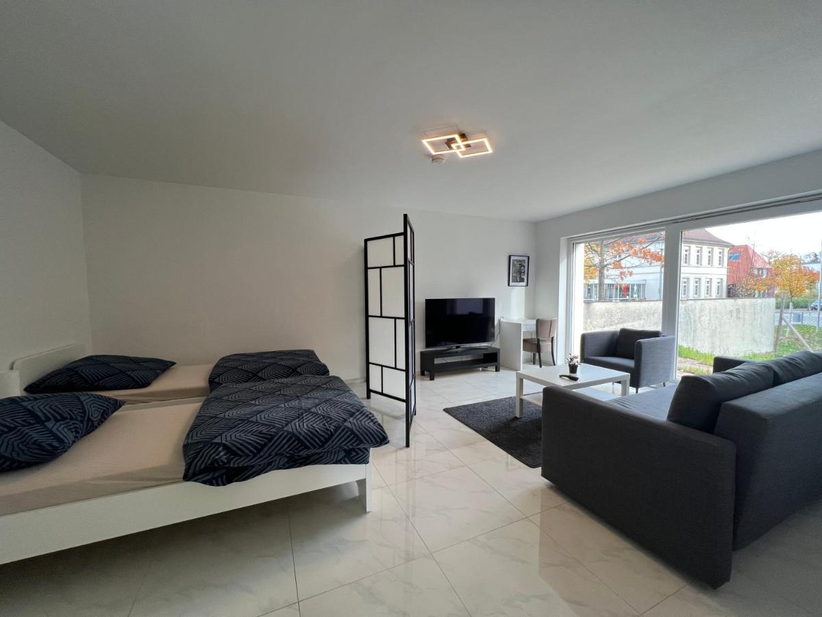 Wunderschoene Unterkunft Mit Terrasse - 24H7T Checkin Karlsruhe Exterior foto